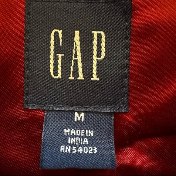 Gap red 78% wool pea coat size medium M - Picture 2 of 6